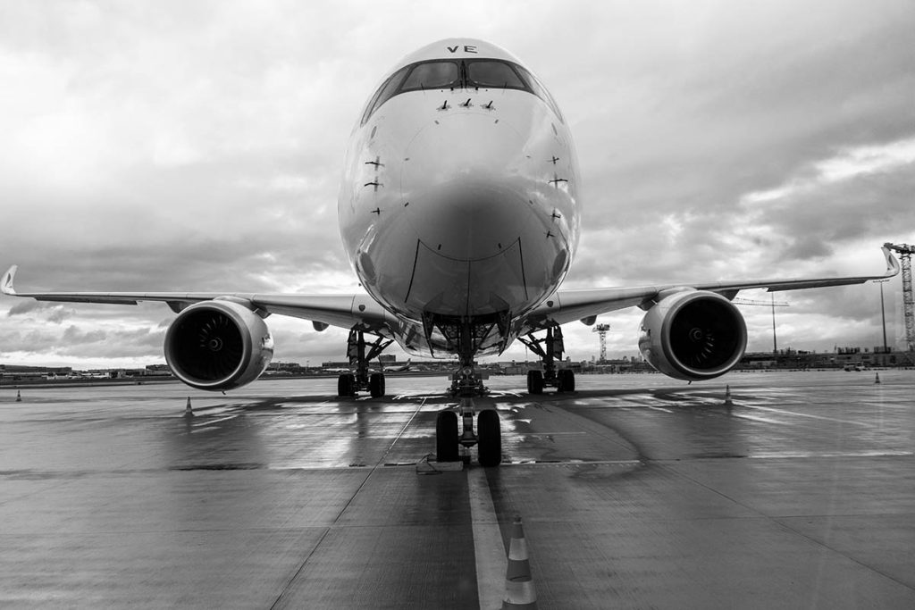 Modal aéreo quando necessário para cargas urgentes